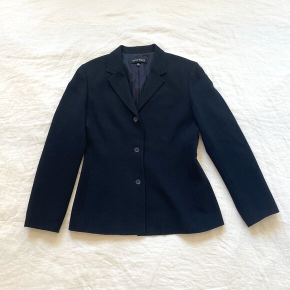 Ann Klein black 3 button blazer - Picture 1 of 8